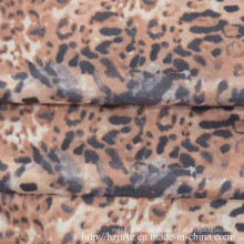 Doublure imprimée en polyester avec le léopard